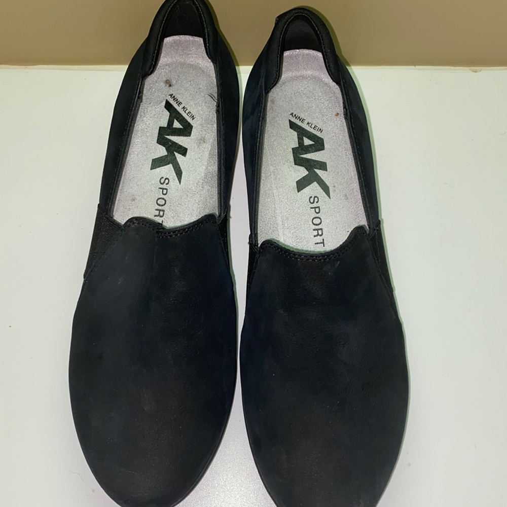 Anne Klein black loafers